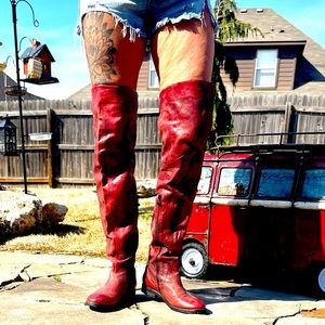 Check these A.S.98 Red Italian Leather Boots… 🔥